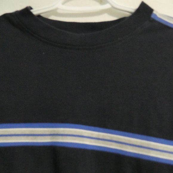 AEROPOSTALE | medium | striped long sleeve pullover shirt | slit / side vents - Picture 3 of 12